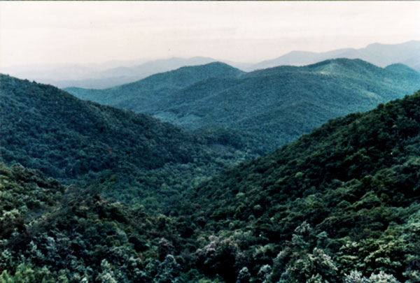 Blue Ridge Mountain scenery